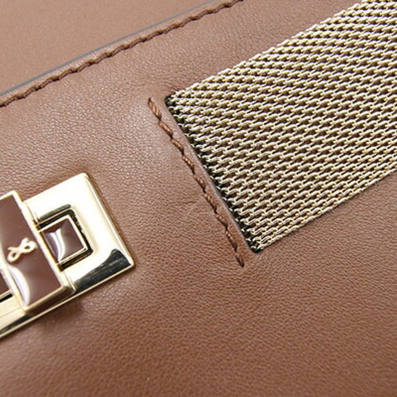 ANYA HINDMARCH Shoulder Bag Brown Leather Women's - Picture 5 of 7